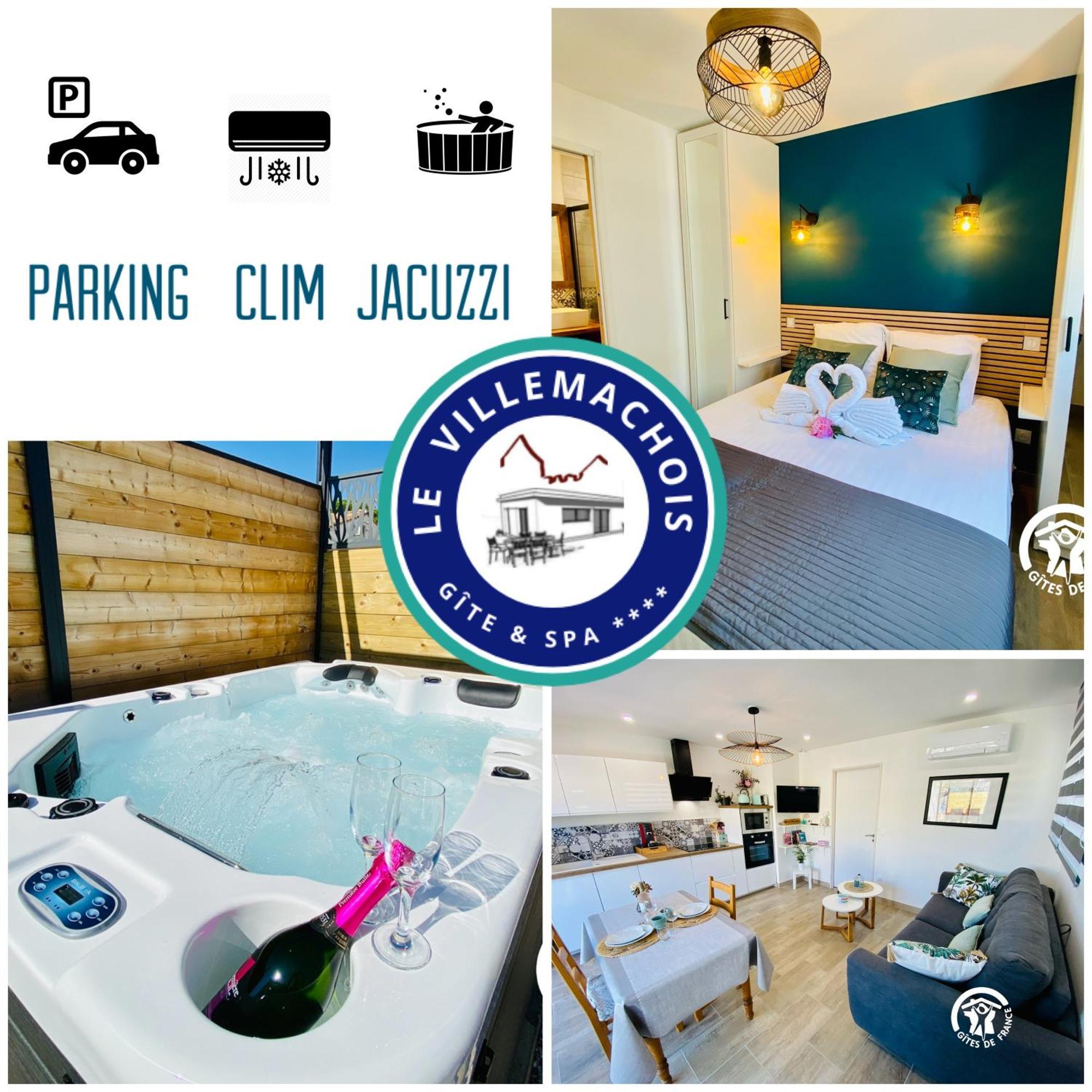 Gite & Spa Le Villemachois - 4 Etoiles - Jacuzzi Couvert - Calme Et Independant - Clim - Parking - 5 Min Carcassonne Villemoustaussou Dış mekan fotoğraf