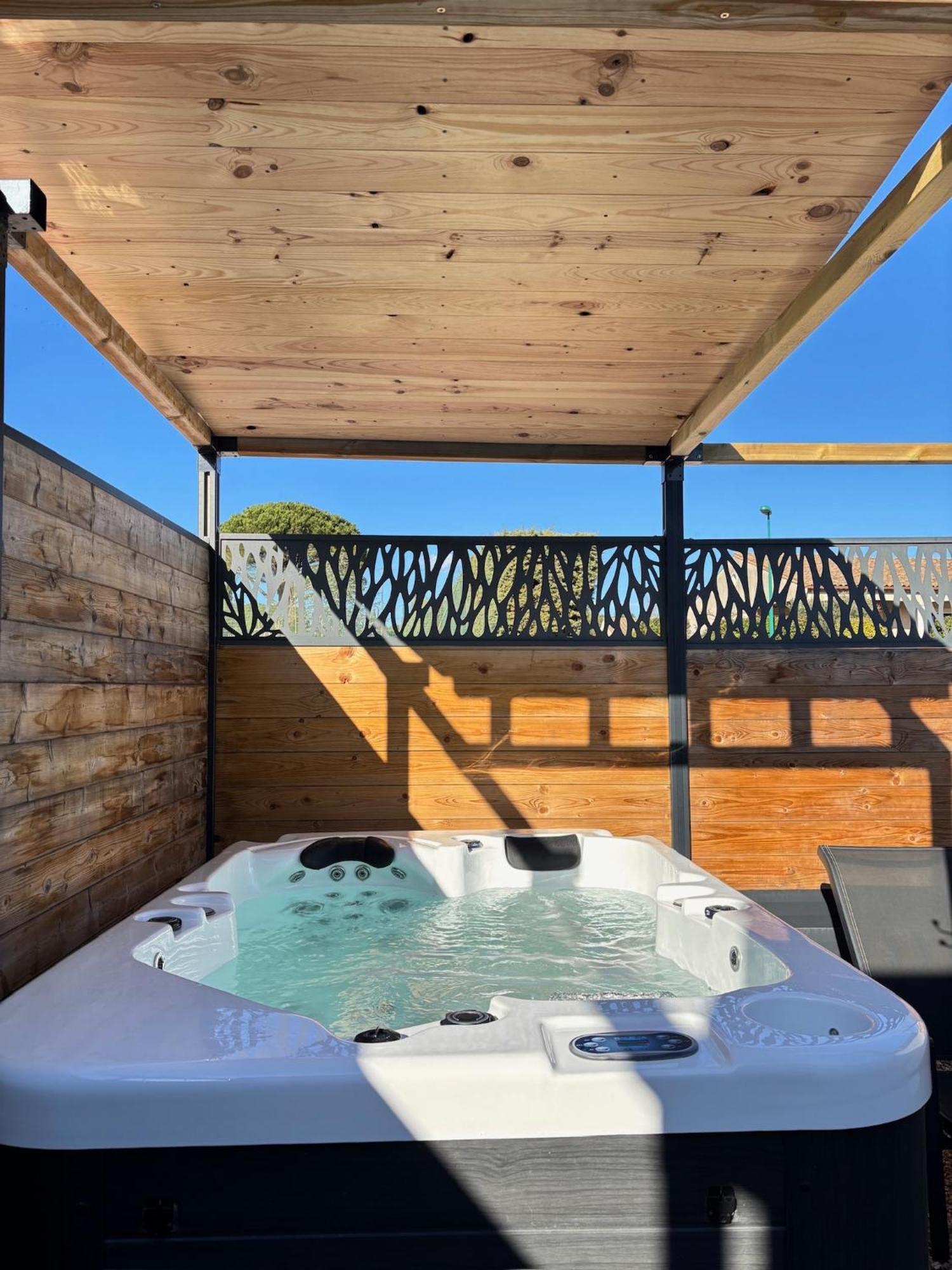 Gite & Spa Le Villemachois - 4 Etoiles - Jacuzzi Couvert - Calme Et Independant - Clim - Parking - 5 Min Carcassonne Villemoustaussou Dış mekan fotoğraf